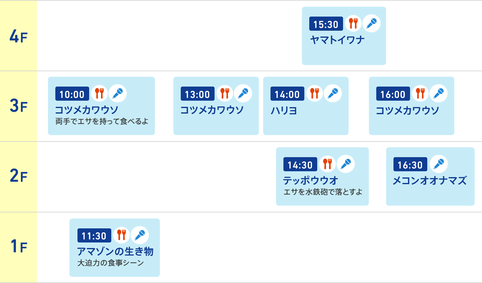 プログラムスケジュール